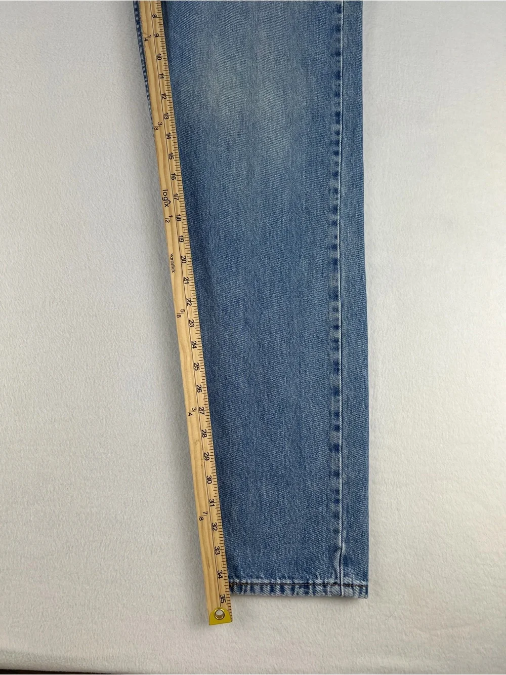 Levis 550 Straight Leg Medium Wash Denim Jeans Mens Sz 34x38 Classic Retro Worn
